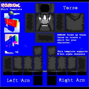 Создать мем: roblox templates adidas black, black adidas hoodie roblox, sans shirt roblox template