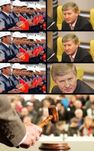 Create meme: Yanukovych, Rinat Akhmetov, Rinat Leonidovich Akhmetov