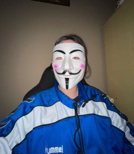 Create meme: anonymous, anonymous mask, boy