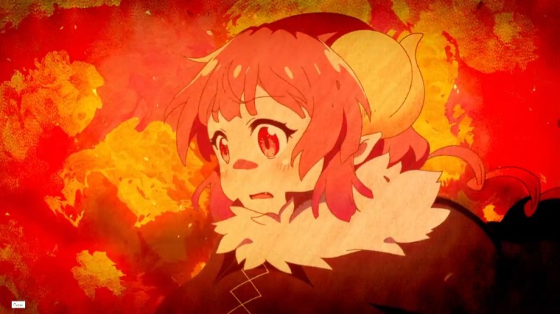 Создать мем: дракон горничная кобаяши 2 сезон персонажи ilulu, аниме арты, огонь аниме