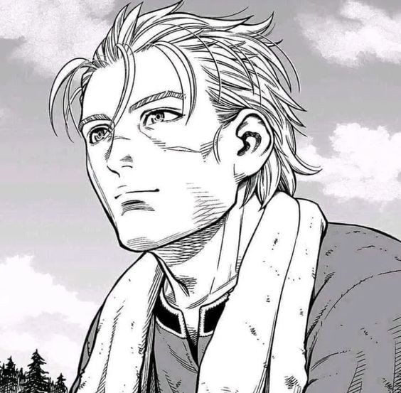 Создать мем: thorfinn vinland saga manga, бонд манга, vinland saga manga