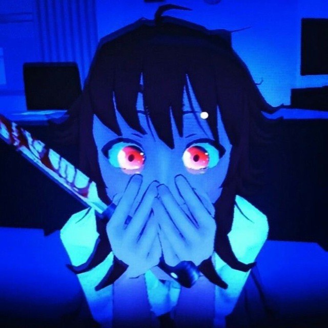 Create meme: anime horror, anime anime, anime yandere