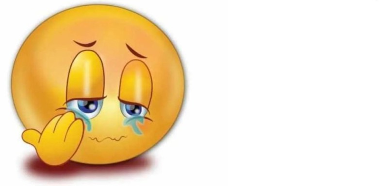 Create meme: emoticons are sad, smiley sad, crying smiley face