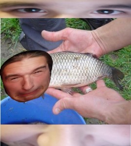 Создать мем: рыба ржака, понадусёровый швайнокарась, смешной карась