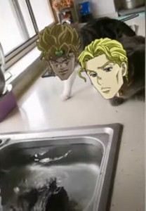 Create meme: jojo Kira Yoshikage, jojo dio