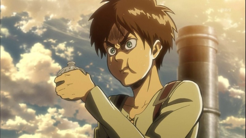 Create meme: attack of the titans , Jean attack of the Titans, eren yeager screen