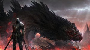Create meme: dragon fantasy art, demon warrior art, epic arts