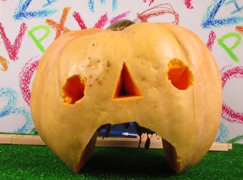 Create meme: pumpkin for Halloween, pumpkin on Halloween , pumpkin with a hole