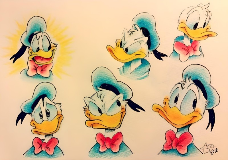 Create meme: Donald duck , donald duck 2020, donald duck tattoo