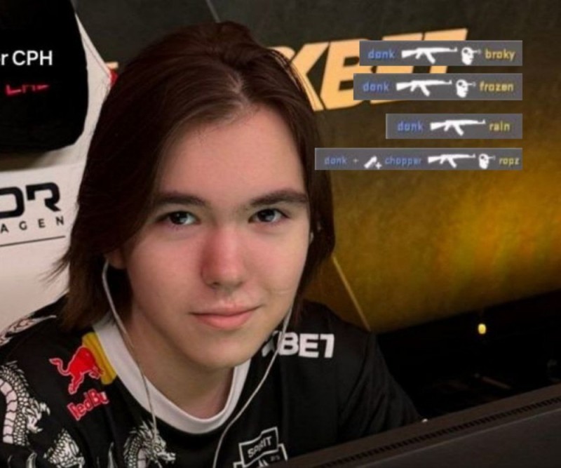 Create meme: Danil Kryshkovets donk, esports players cs go, Donk Twitch