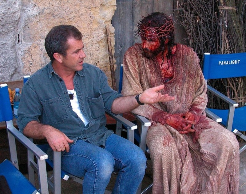 Create meme: the passion of the Christ 2004, Mel Gibson and Jesus, James Caviezel The passion of Christ
