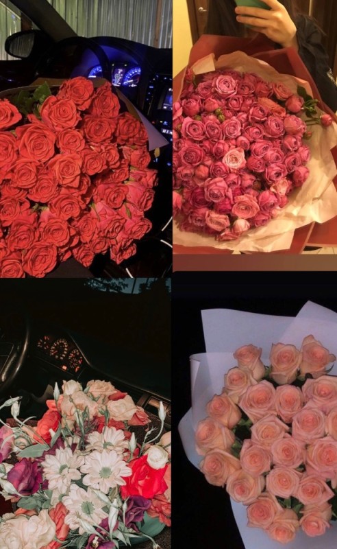 Create meme: a beautiful bouquet of flowers , bouquet of flowers in the car, a bouquet of roses 