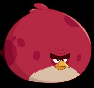 Создать мем: теренс энгри бердз, злые птички, энгри бердз большая красная птица