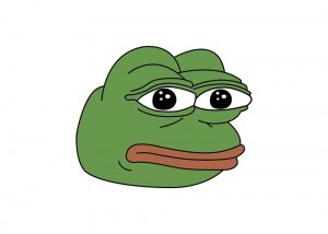 Create meme: Pepe the sad frog, the frog pepe, sad frog