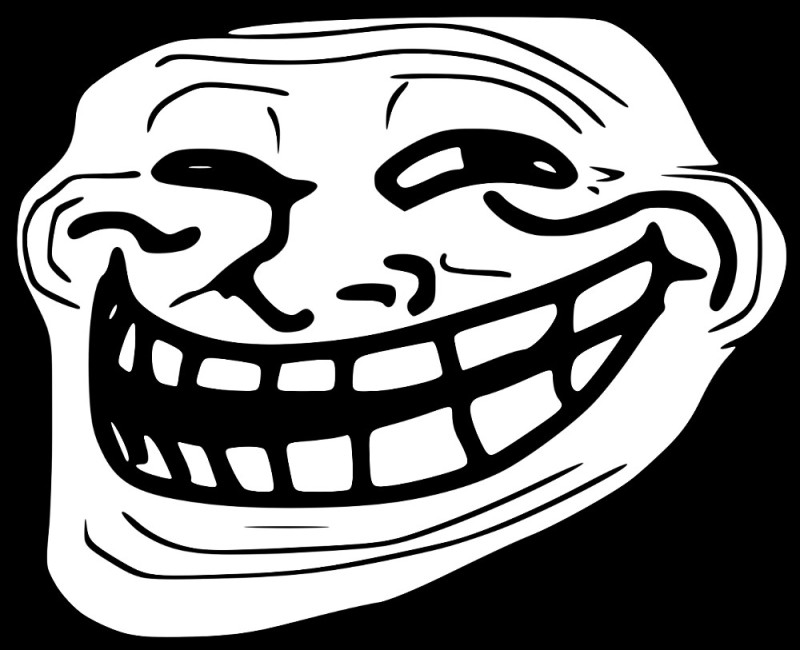 Create meme: scary faces trollface, face trollface, the trollface memes