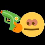 Create meme: animation, emoji gun in mouth, Emoji for discord memes
