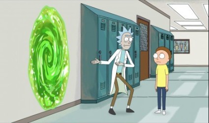 Создать мем: рик и морти, приключение на 20 минут, рик и морти rick and morty