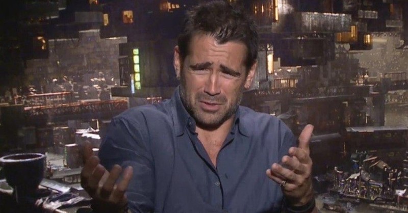 Create meme: Colin Farrell memes, colin farrell total recall, But I'm not fucking surprised