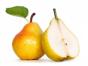 Создать мем: груша на белом фоне, желтая груша, яблоко груша