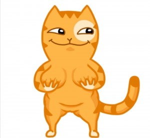 Создать мем: стикеры вк кот персик, стикер кот, стикер кот персик