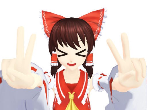 Create meme: Rumiya touhou mmd, Reimu Hakurei MMD, r18 mmd touhou reimu