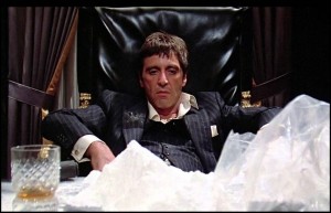 Создать мем: аль пачино кокаин, лицо со шрамом 1983, лицо со шрамом 1983 кокаин