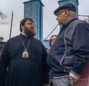 Create meme: the priest, fat priests