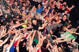 Create meme: slam and moshpit, party, the crowd
