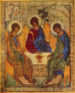 Create meme: the icon of Holy Trinity
