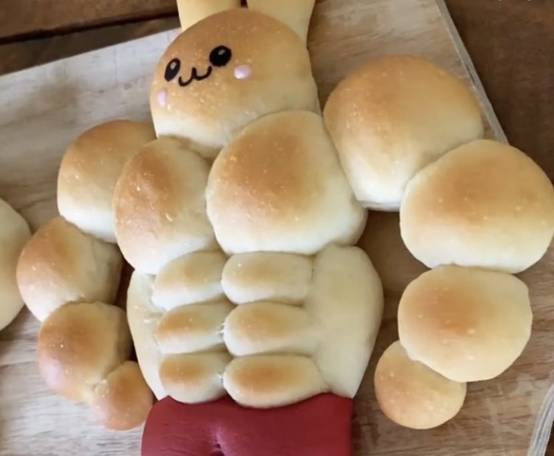 Create meme: funny buns, yeast buns, buns for children