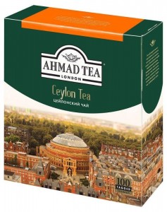 Создать мем: чай ahmad tea чёрный цейлонский, 100г, цейлонский чай, ahmad tea