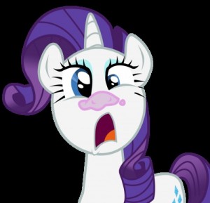 Create meme: Rarity pony