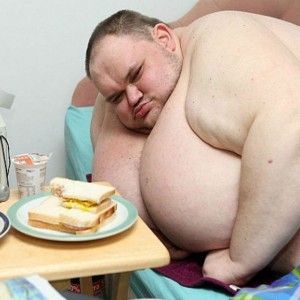 Создать мем: толстый мужчина, самый толстый мужчина, толстый человек в мире