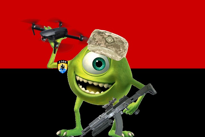 Create meme: Mike Wazowski of the Monsters Corporation, Mike wazowski with 2 eyes, Mike wazowski with two eyes
