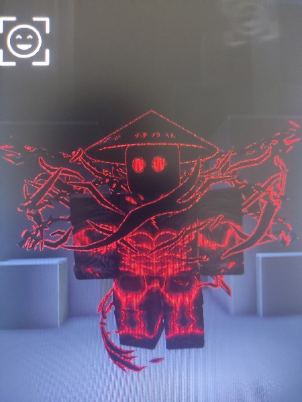 Create meme: the roblox demon, cyberpunk 2077 samurai neon, roblox halloween