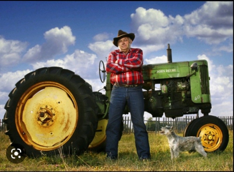Создать мем: джон дир трактор старенький, американский фермер, американский фермер тони дгрер
