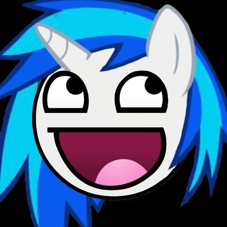 Create meme: pon 3, vinyl scratch , anime