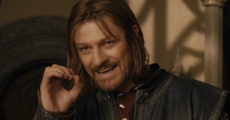 Create meme: Boromir from the Lord of the Rings, meme Lord of the rings Boromir, Sean bean Boromir