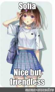 Cute Anime Girl Meme gambar ke 18