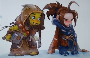 Создать мем: персонажи, варкрафт зимние арты, Вселенная Warcraft