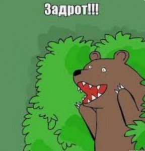 Create meme: meme bear from the bushes, bear bushes, meme bear