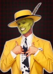 Create meme: the mask 1994, green mask, clear fun