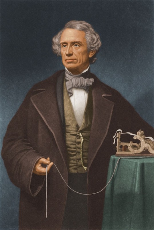 Create meme: samuel morse, Samuel Finley Breeze Morse (1791-1872), USA, February 8, 1838 Samuel Morse