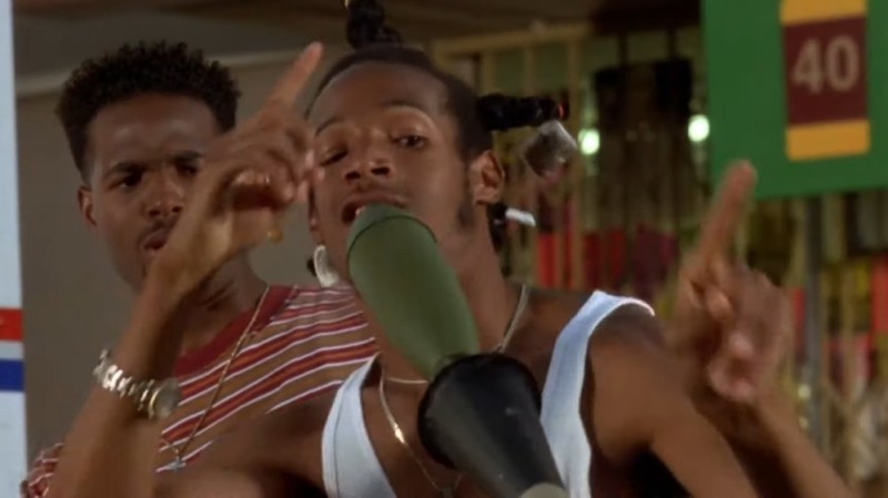 Create meme: people , a frame from the movie, loc dog don't be a menace to South Central