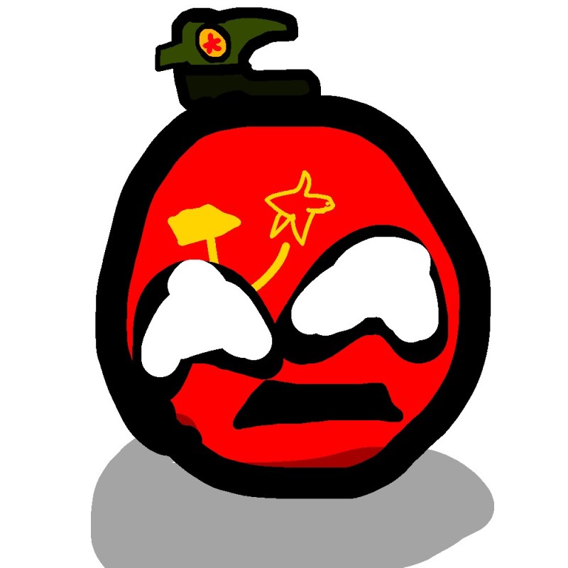 Create meme: ussr countryballs, cannibals , countryball of the republic of the USSR
