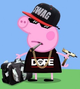 Создать мем: свинка пеппа гангстер, свинка пеппа герои, свинка пеппа rytp