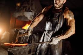 Create meme: forge, roman vorobyov, Andrey Kolpakov blacksmith