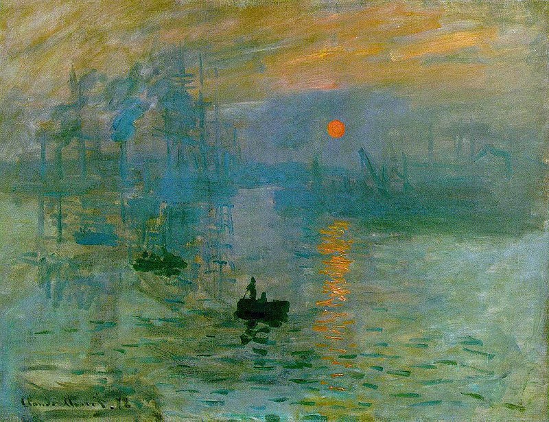 Create meme: Claude Monet impression sunrise, Claude Monet, Claude Monet impression of the rising sun