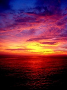 Create meme: crimson sunset, beautiful sunset, sunset