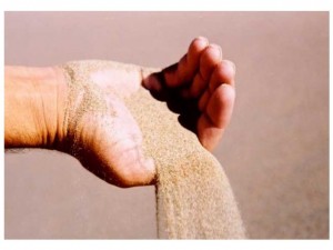Create meme: arm or leg, a handful of sand, sand